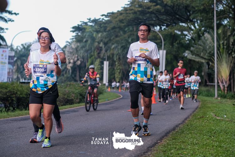 Race photo from Taman Budaya x BOGORUN 2025