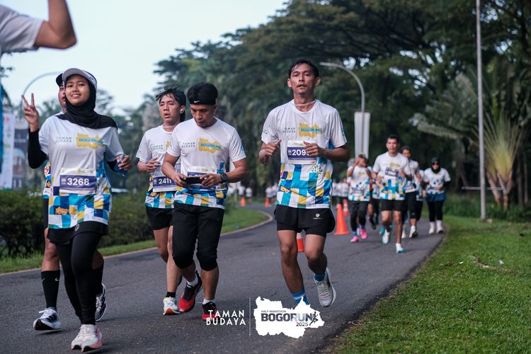 Race photo from Taman Budaya x BOGORUN 2025