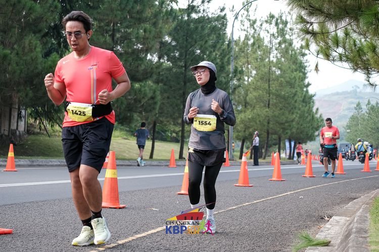 Race photo from CISANGKAN KBP CITY RUN 2025