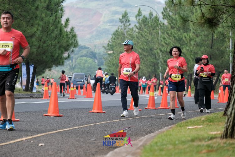 Race photo from CISANGKAN KBP CITY RUN 2025