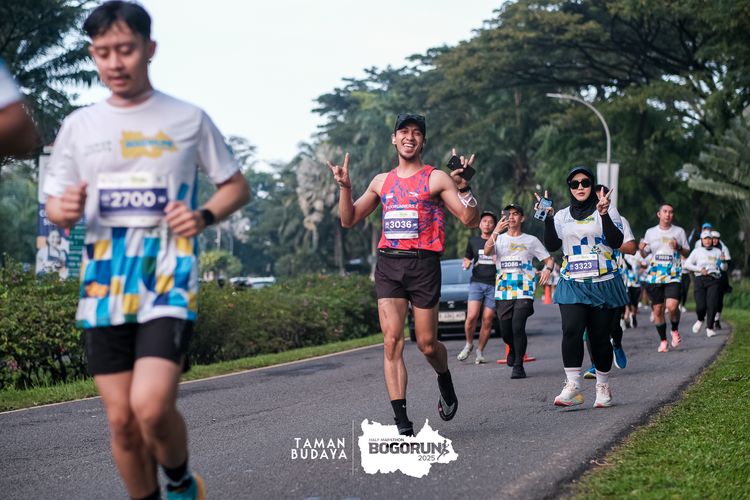 Race photo from Taman Budaya x BOGORUN 2025