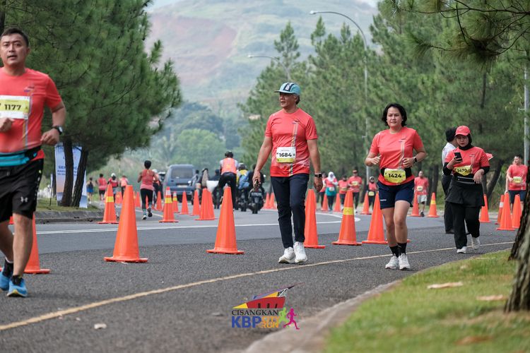 Race photo from CISANGKAN KBP CITY RUN 2025