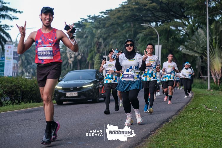 Race photo from Taman Budaya x BOGORUN 2025