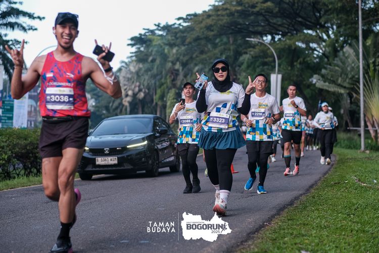 Race photo from Taman Budaya x BOGORUN 2025