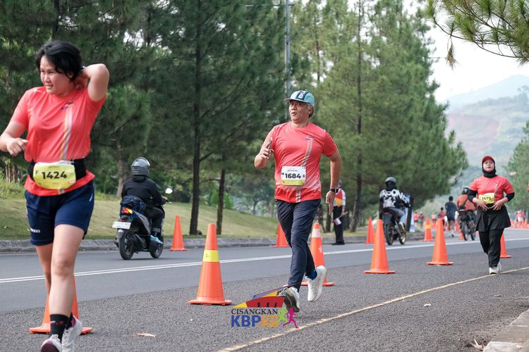 Race photo from CISANGKAN KBP CITY RUN 2025