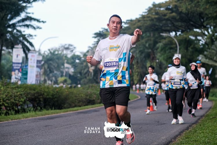 Race photo from Taman Budaya x BOGORUN 2025