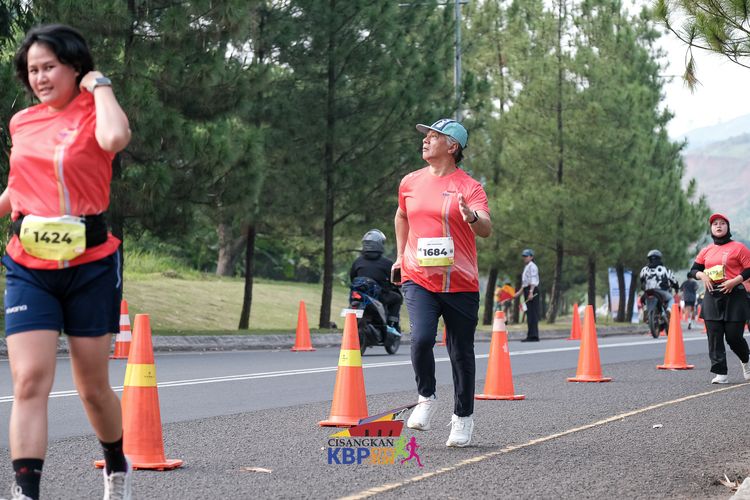 Race photo from CISANGKAN KBP CITY RUN 2025