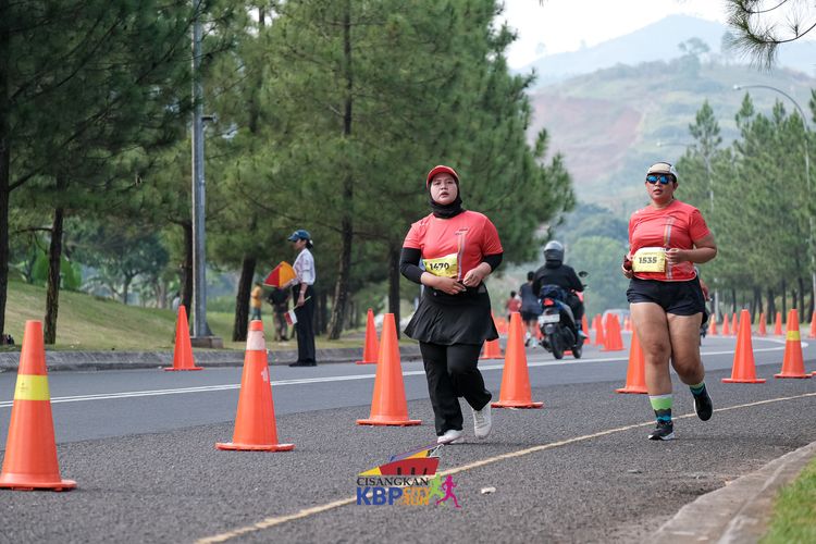 Race photo from CISANGKAN KBP CITY RUN 2025