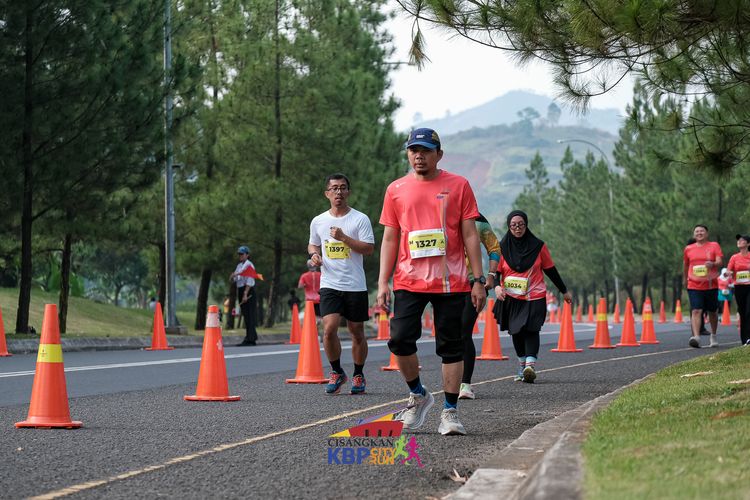 Race photo from CISANGKAN KBP CITY RUN 2025