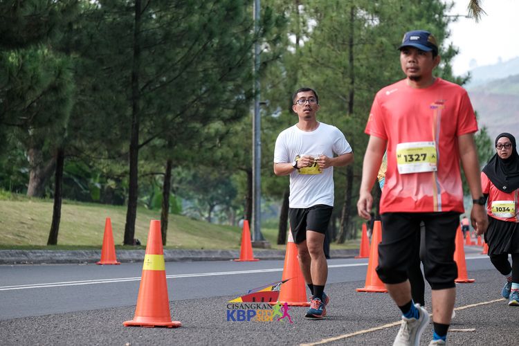 Race photo from CISANGKAN KBP CITY RUN 2025