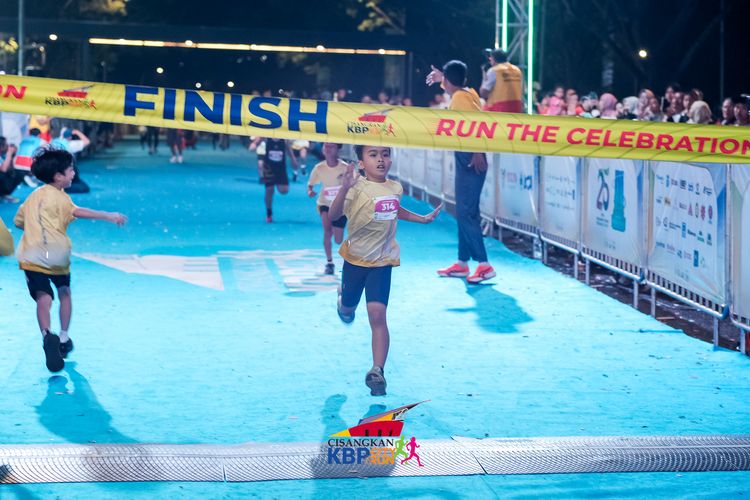 Race photo from CISANGKAN KBP CITY RUN 2025