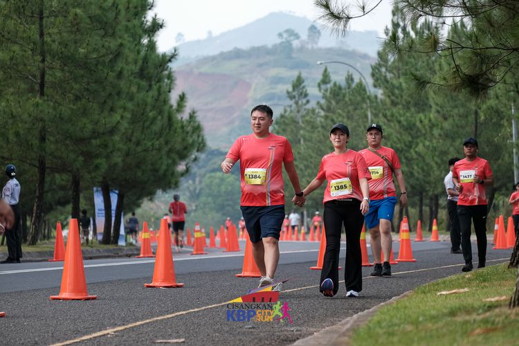 Race photo from CISANGKAN KBP CITY RUN 2025