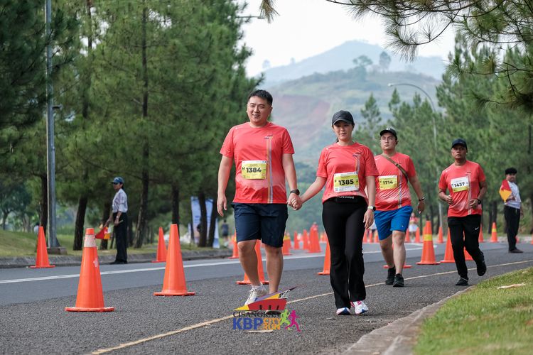 Race photo from CISANGKAN KBP CITY RUN 2025