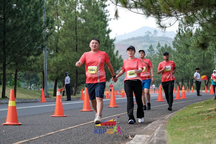 Race photo from CISANGKAN KBP CITY RUN 2025