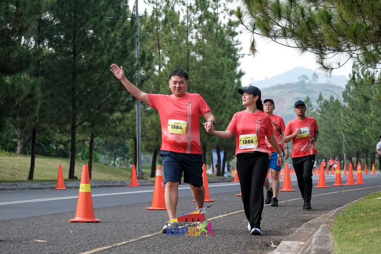 Race photo from CISANGKAN KBP CITY RUN 2025