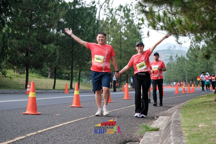 Race photo from CISANGKAN KBP CITY RUN 2025
