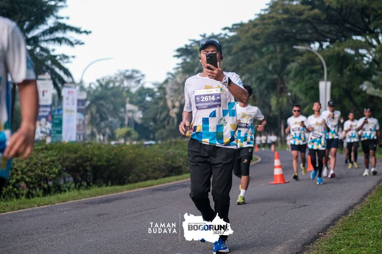 Race photo from Taman Budaya x BOGORUN 2025