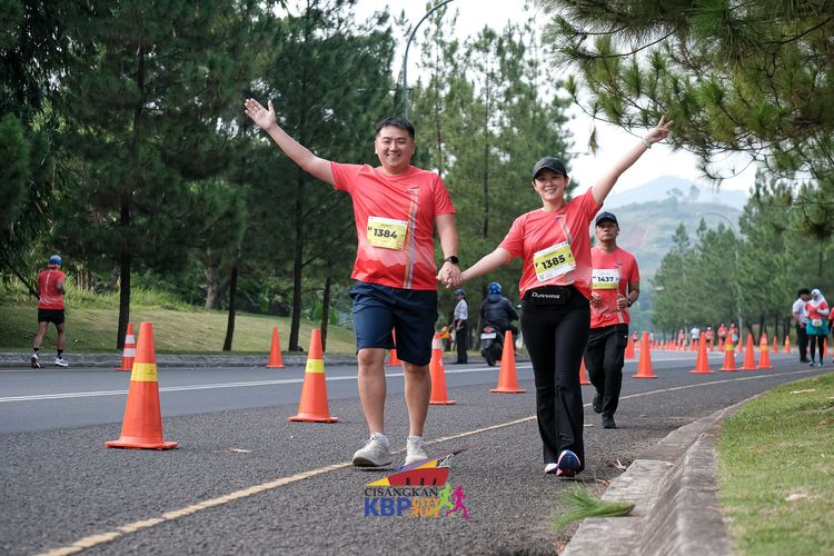 Race photo from CISANGKAN KBP CITY RUN 2025
