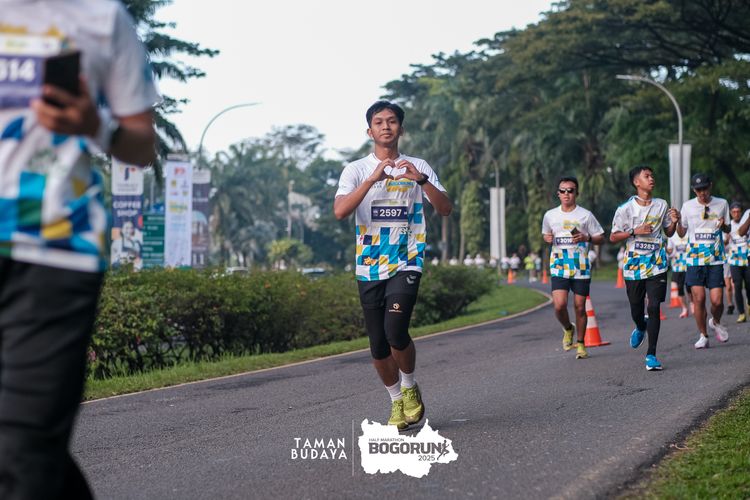 Race photo from Taman Budaya x BOGORUN 2025