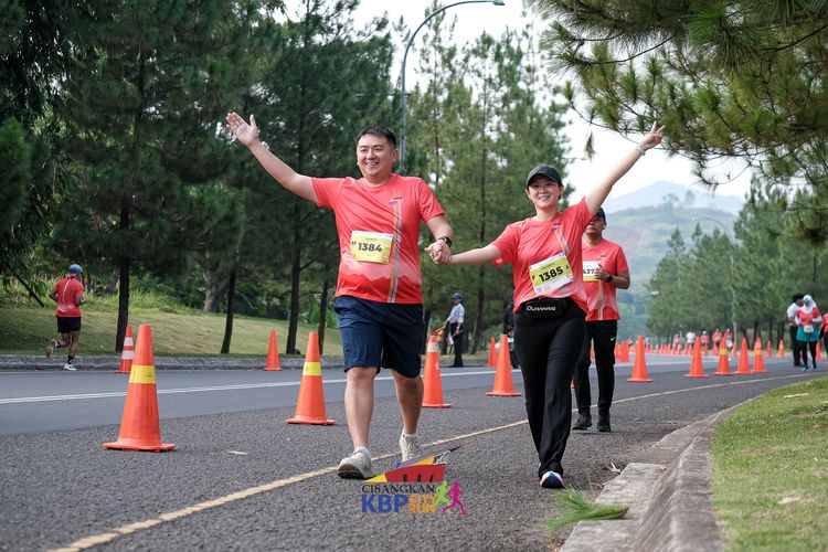 Race photo from CISANGKAN KBP CITY RUN 2025