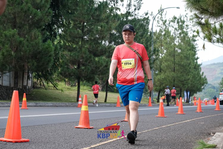 Race photo from CISANGKAN KBP CITY RUN 2025