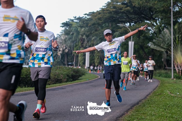 Race photo from Taman Budaya x BOGORUN 2025