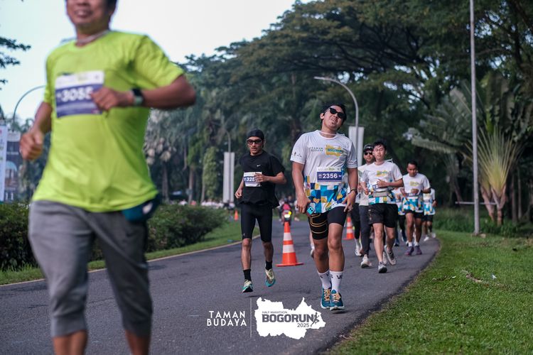 Race photo from Taman Budaya x BOGORUN 2025