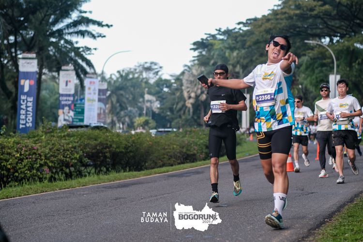 Race photo from Taman Budaya x BOGORUN 2025