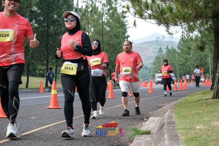 Race photo from CISANGKAN KBP CITY RUN 2025