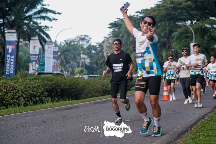 Race photo from Taman Budaya x BOGORUN 2025