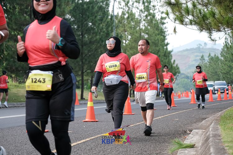 Race photo from CISANGKAN KBP CITY RUN 2025