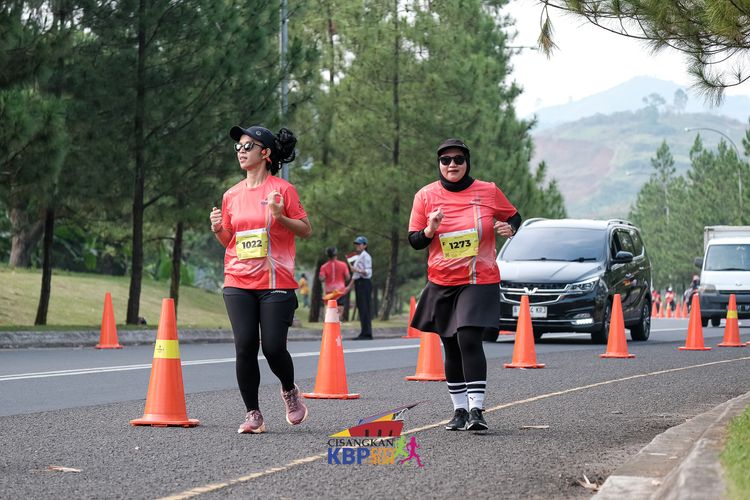 Race photo from CISANGKAN KBP CITY RUN 2025