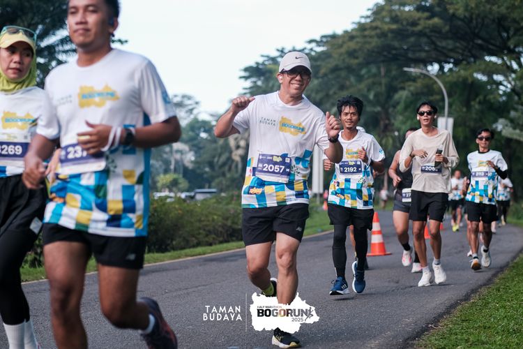 Race photo from Taman Budaya x BOGORUN 2025