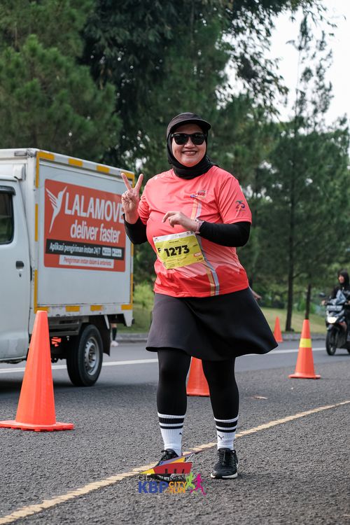 Race photo from CISANGKAN KBP CITY RUN 2025