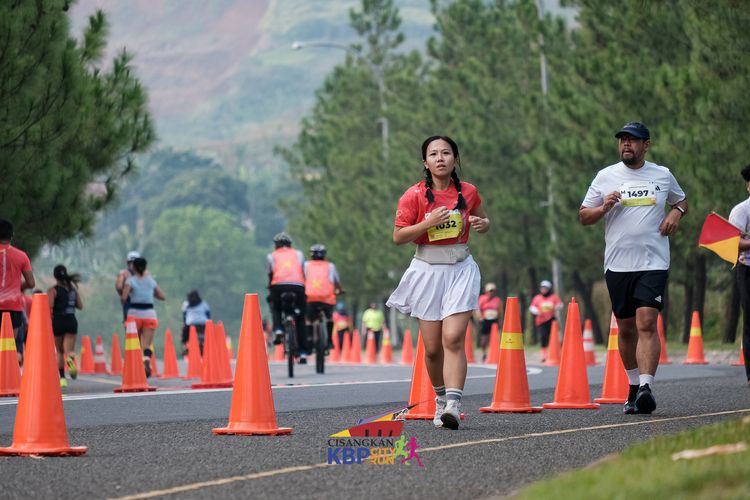 Race photo from CISANGKAN KBP CITY RUN 2025