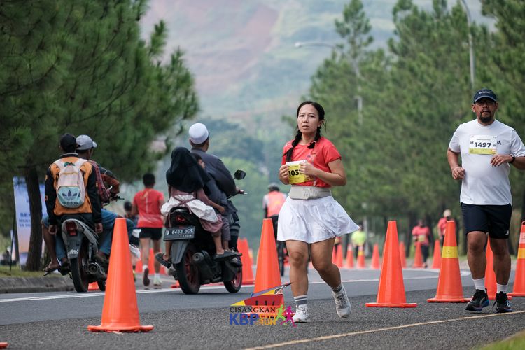 Race photo from CISANGKAN KBP CITY RUN 2025