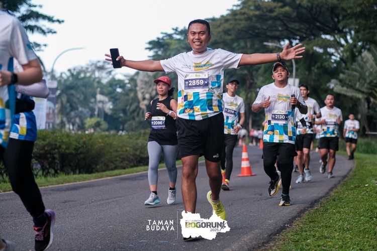 Race photo from Taman Budaya x BOGORUN 2025