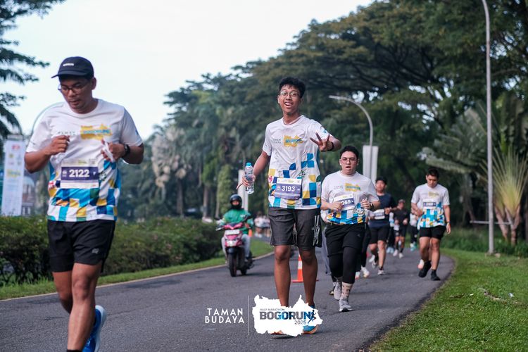 Race photo from Taman Budaya x BOGORUN 2025