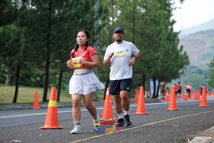 Race photo from CISANGKAN KBP CITY RUN 2025