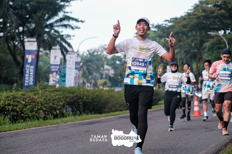 Race photo from Taman Budaya x BOGORUN 2025