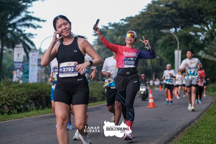 Race photo from Taman Budaya x BOGORUN 2025