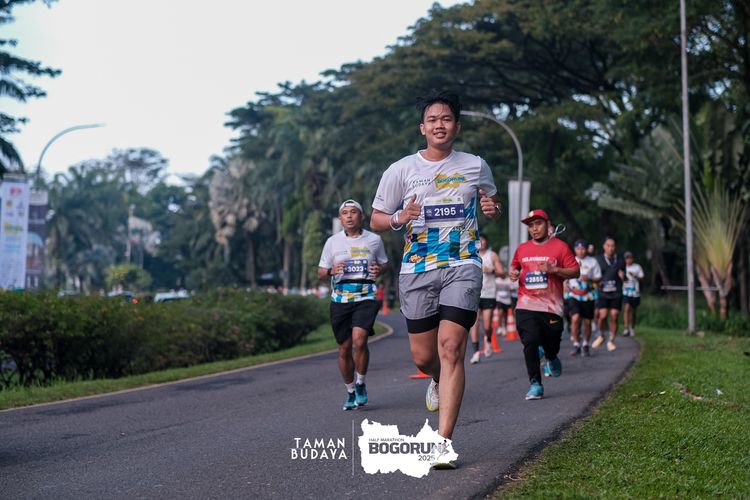 Race photo from Taman Budaya x BOGORUN 2025