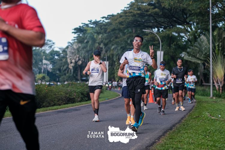 Race photo from Taman Budaya x BOGORUN 2025