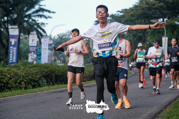 Race photo from Taman Budaya x BOGORUN 2025