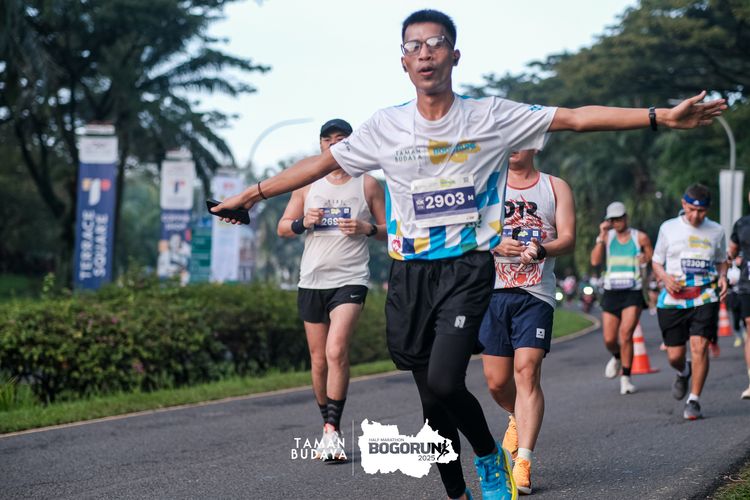 Race photo from Taman Budaya x BOGORUN 2025