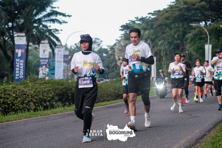Race photo from Taman Budaya x BOGORUN 2025