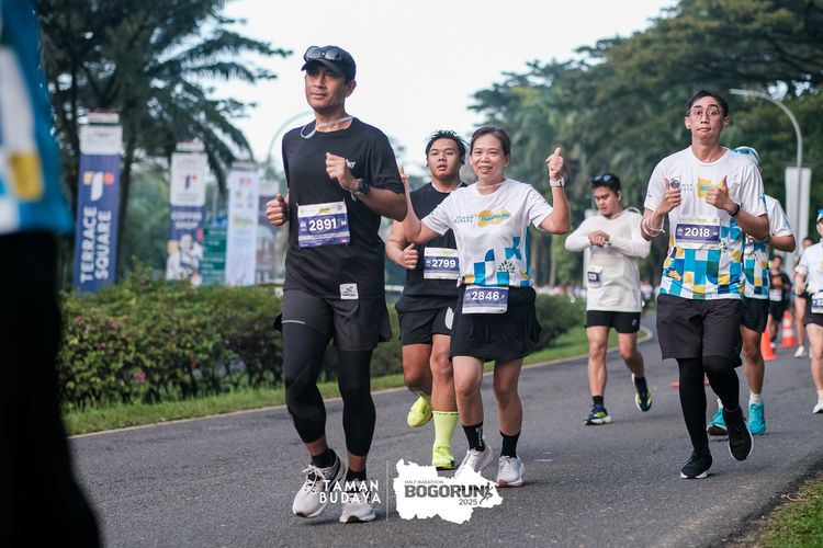 Race photo from Taman Budaya x BOGORUN 2025