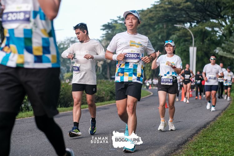 Race photo from Taman Budaya x BOGORUN 2025