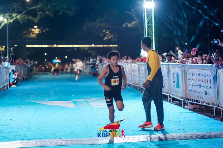 Race photo from CISANGKAN KBP CITY RUN 2025