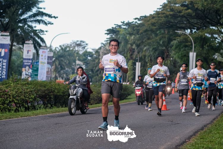 Race photo from Taman Budaya x BOGORUN 2025